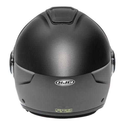MŨ BẢO HIỂM OPEN FACE HJC i40N SOLID SEMI FLAT TITANIUM (ECE 22.06)