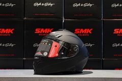 MŨ BẢO HIỂM FULLFACE SMK TYPHOON SOLID - MATT BLACK - MA200 (ECE 22.05 & 06 | DOT)