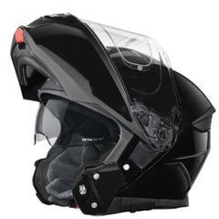 MŨ BẢO HIỂM FLIP UP SMK GULLWING BLACK GL200 (ECE 22.05 & 06 | DOT)