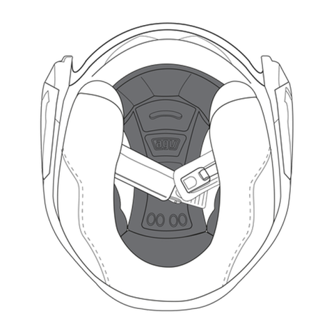 LÓT NÓN AGV CHEEK PADS K-5 JET ASIA FIT