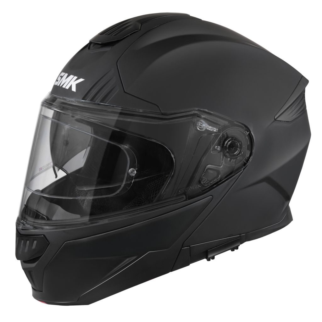 MŨ BẢO HIỂM FLIP UP SMK GULLWING MATT BLACK MA200 (ECE 22.05 & 06 | DOT)