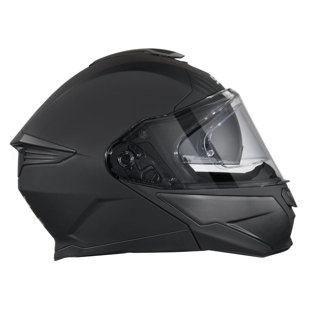 MŨ BẢO HIỂM FLIP UP SMK GULLWING MATT BLACK MA200 (ECE 22.05 & 06 | DOT)