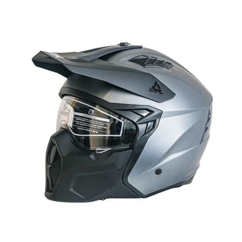 MŨ BẢO HIỂM HEVIK HV46 MORFEO SOLID MATT TITANIUM