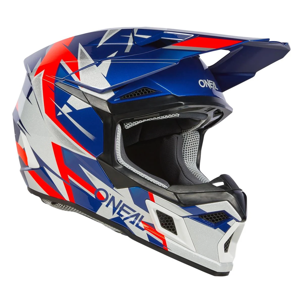 MŨ BẢO HIỂM FULLFACE  O'NEAL 3SRS HELMET RIDE V.24 BLUE/WHITE/RED (ECE 22.06 & DOT)
