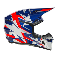MŨ BẢO HIỂM FULLFACE  O'NEAL 3SRS HELMET RIDE V.24 BLUE/WHITE/RED (ECE 22.06 & DOT)