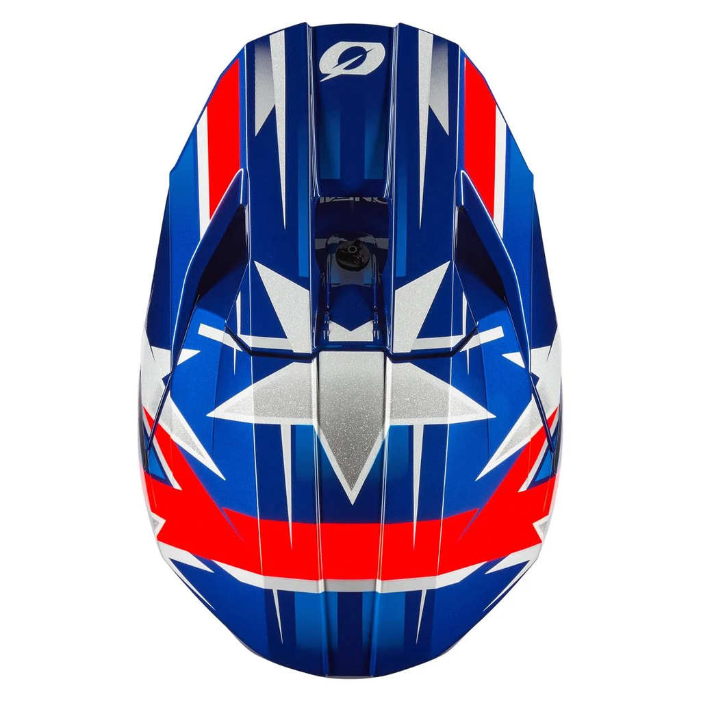 MŨ BẢO HIỂM FULLFACE  O'NEAL 3SRS HELMET RIDE V.24 BLUE/WHITE/RED (ECE 22.06 & DOT)