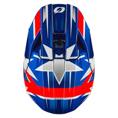 MŨ BẢO HIỂM FULLFACE  O'NEAL 3SRS HELMET RIDE V.24 BLUE/WHITE/RED (ECE 22.06 & DOT)
