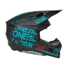 MŨ BẢO HIỂM FULLFACE O'NEAL 3SRS HELMET STATIC V.25 BLACK/TEAL (ECE 22.06 & DOT)