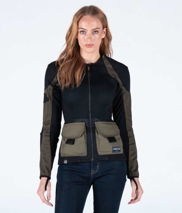 ÁO GIÁP BẢO HỘ MOTO THOÁNG KHÍ DÀNH CHO NỮ KNOX WOMEN’S URBANE PRO UTILITY MK3/OLIVE