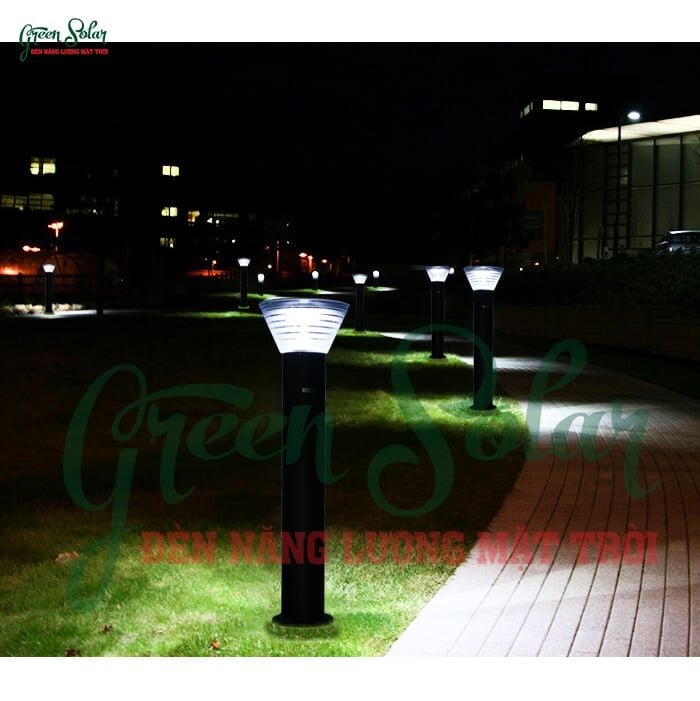  Đèn lối đi pha lê tròn cao 