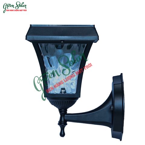  Đèn treo tường tứ giác pha lê đen 