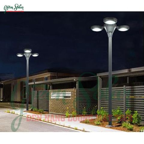  Đèn trụ công viên 4 bánh 