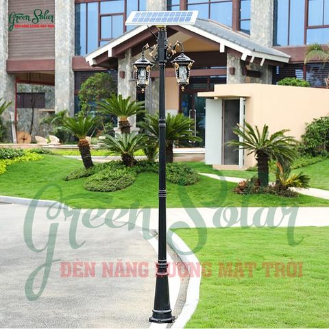  Đèn trụ công viên bảng rời 2 ngọn 