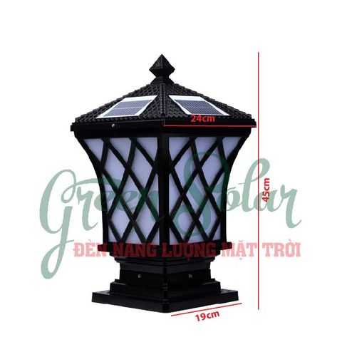  Đèn trụ cổng lưới cá nhỏ 