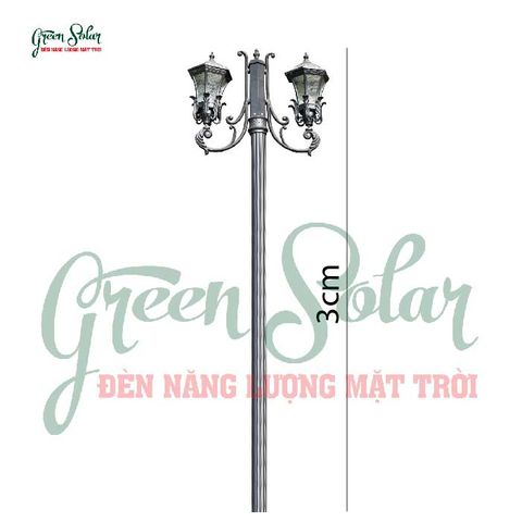  Đèn trụ công viên 2 ngọn 