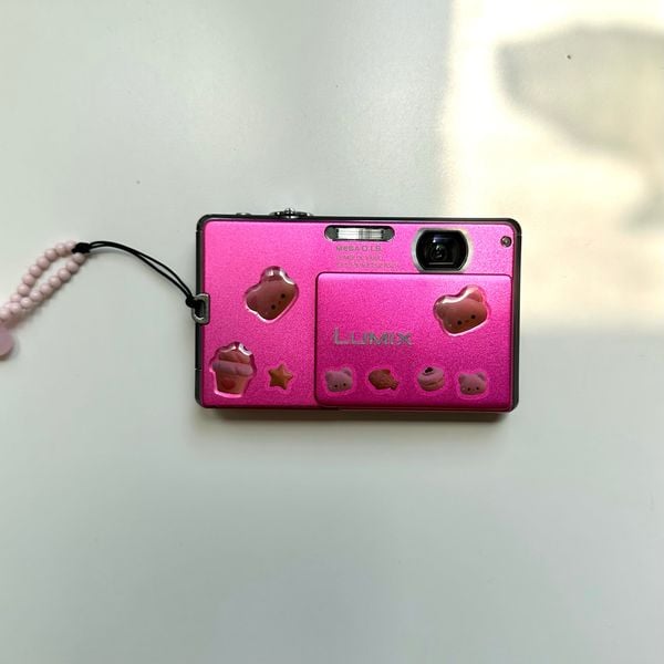  [2nd] Máy ảnh kỹ thuật số Panasonic Lumix DMC-FP1 by Meober ( Pink) 