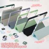  Bao da iPad Basic Acrylic tối giản, lưng trong suốt, chống vỡ, chống ố, cho Air4/5/6/7-Pro11-Gen5/6/7/8/9/10/11-ProM4 