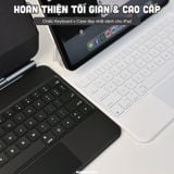  Bao Da Kèm Bàn Phím Magnetic Keyboard cho iPad Air 4/5/6/7, Pro 11 12,9, Pro M4, Gen 10/11 A16 by MèoBer 