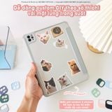  Bao da iPad Basic Acrylic tối giản, lưng trong suốt, chống vỡ, chống ố, cho Air4/5/6/7-Pro11-Gen5/6/7/8/9/10/11-ProM4 