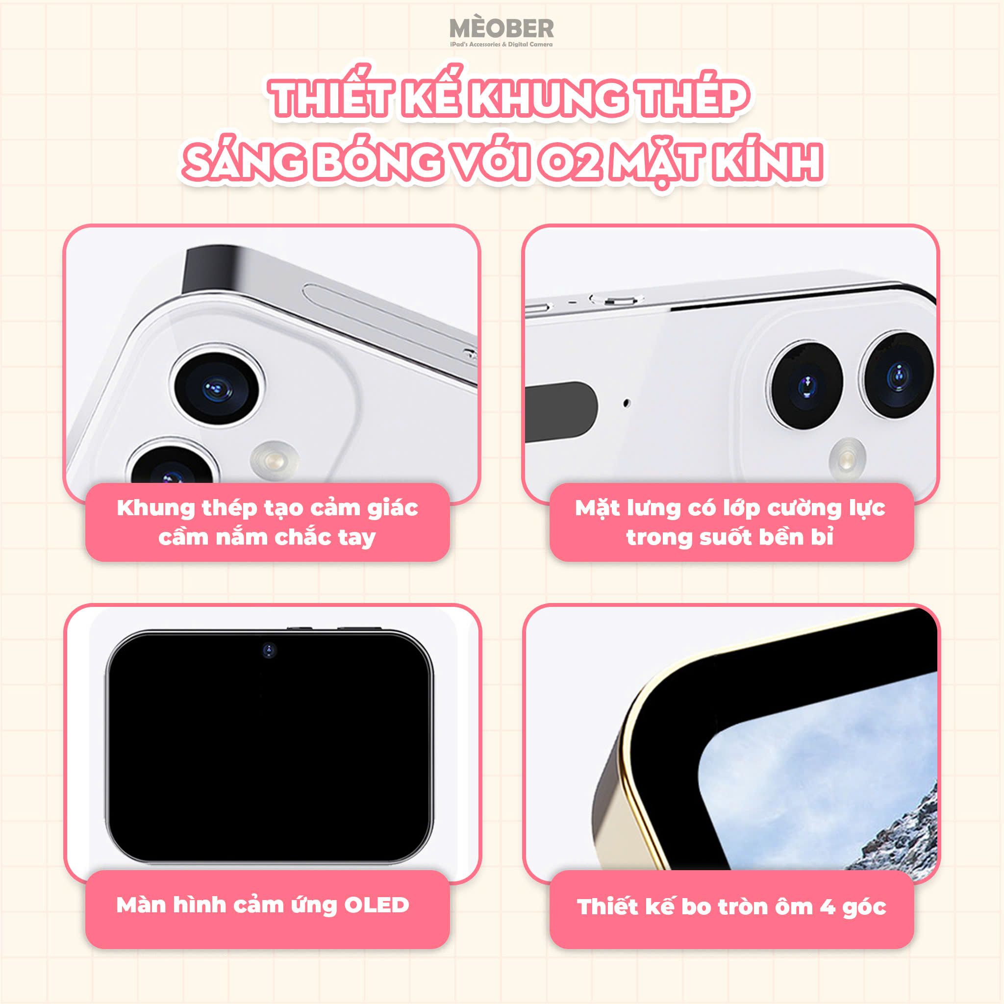  [Tặng thẻ nhớ] Máy Chụp Quay MiniPod Touch Camera - Giải trí đa phương tiện, chơi game xem phim, thiết kế nhỏ gọn 3 camera by MèoBer 