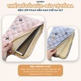  Túi chống sốc Nơ Coquette Ribbon cho iPad & Laptop - Thiết kế tối giản pastel hoạ tiết nơ dễ thương, lót đệm êm ái bảo vệ tối đa by MèoBer 