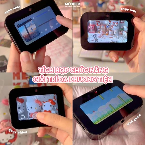  [Tặng thẻ nhớ] Máy Chụp Quay MiniPod Touch Camera - Giải trí đa phương tiện, chơi game xem phim, thiết kế nhỏ gọn 3 camera by MèoBer 