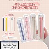  Case bọc bảo vệ bút Pencil2 Ahastyle Cartoon by MèoBer - Thiết kế dễ thương, độc đáo, chống trượt 