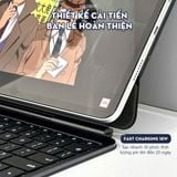  [2025] Bao Da Kèm Bàn Phím Magic Pro Keyboard cho iPad by MèoBer dành cho iPad Pro 11, Pro 12,9inch, M1 M2 M4 