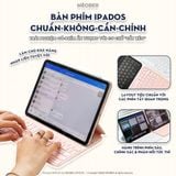  [Premium] Bao Da Kèm Bàn Phím Wireless Folio Keyboard cho iPad Air4/5/6/7, Gen 10&11,Pro 11  M1 M2 by MèoBer 