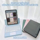  [Premium] Bao Da Nam Châm Kèm Bàn Phím Tháo Rời Cho iPad Pro 11, Air 4/5/6/7, Mini 6, 12.9inch M1/M2, Pro M4. 