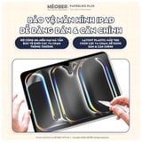  [Paperlike Plus] Dán màn hình iPad Paperlike by MèoBer chuyên dụng, viết vẽ như trên giấy, chống chói, vân tay dành cho iPad 