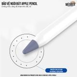  Bọc bảo vệ ngòi bút Apple Pencil thế hệ 1 và 2, chống mòn, chống trượt, silicon cao cấp (8 màu) 
