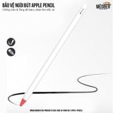  Bọc bảo vệ ngòi bút Apple Pencil thế hệ 1 và 2, chống mòn, chống trượt, silicon cao cấp (8 màu) 