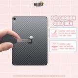  Miếng dán Carbon bảo vệ mặt lưng cho iPad - In 3D, chống trầy xước, không bám vân tay & tăng độ bám khi cầm iPad 