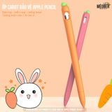  Case bảo vệ Apple Pencil thế hệ 1 và 2, chất liệu silicon cao cấp, ốp cover Apple Pencil Cà Rốt (3 màu) 