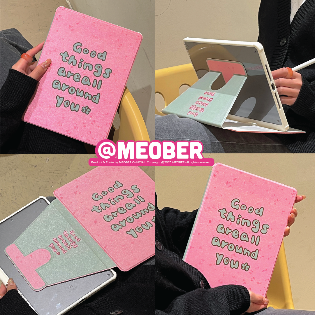  [Premium] Bao da Xoay iPad Cute Acrylic, phối màu pastel, in hoạ tiết & lưng chống ố Cover iPad Gen 7 8 9, Air 4 5 6, Pro 11 12.9 