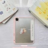  [Premium] Bao da cover iPad Cute Acrylic, phối màu pastel, in 3D hoạ tiết nổi & chống ố Cover iPad Gen 7 8 9, Air 4 5 6, Pro 11 12.9 