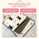  Túi chống sốc Bunny Bag cho iPad & Laptop - Thiết kế tối giản, hoạ tiết thỏ dễ thương, lót đệm êm ái bảo vệ tối đa by MèoBer 