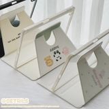  [Premium] Bao da Xoay iPad Cute Acrylic, phối màu pastel, in hoạ tiết & lưng chống ố Cover iPad Gen 7 8 9, Air 4 5 6, Pro 11 12.9 