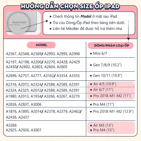  Bao da nam châm iPad, tháo rời 2 mảnh cho Pro 11, Mini 6, Air 4 5 6, 10.2 inch - Có khe sạc bút, mặt lưng trong 