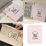  [Premium] Bao da cover iPad Cute Acrylic, phối màu pastel, in 3D hoạ tiết nổi & chống ố Cover iPad Gen 7 8 9, Air 4 5, Pro 11 12.9 