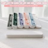  Hộp đựng bút cảm ứng Pencil 1 2, Stylus Pen tối giản, lõi chống sốc silicone pastel, chất liệu vỏ ABS 