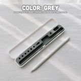  Hộp đựng bút cảm ứng Pencil 1 2, Stylus Pen tối giản, lõi chống sốc silicone pastel, chất liệu vỏ ABS 