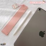  Túi đựng bút cảm ứng dành cho Apple Pencil 1 & 2, Stylus Gen2 - Chất liệu da PU Cao cấp, Tặng kèm keychain cute 