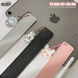  Túi đựng bút cảm ứng dành cho Apple Pencil 1 & 2, Stylus Gen2 - Chất liệu da PU Cao cấp, Tặng kèm keychain cute 