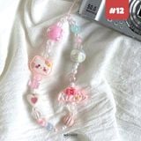  Dây đeo tay máy ảnh xỏ hạt xinh xắn - làm móc khóa, đeo điện thoại by MèoBer 