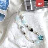  Dây đeo tay máy ảnh xỏ hạt xinh xắn - làm móc khóa, đeo điện thoại by MèoBer 
