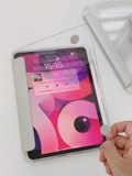  Bao da trong suốt xoay 360 Crystal Case by Meober - Có khe sạc bút, acrylic chống ố, cho iPad Gen 8/9/10 Air 4/5 Pro11 