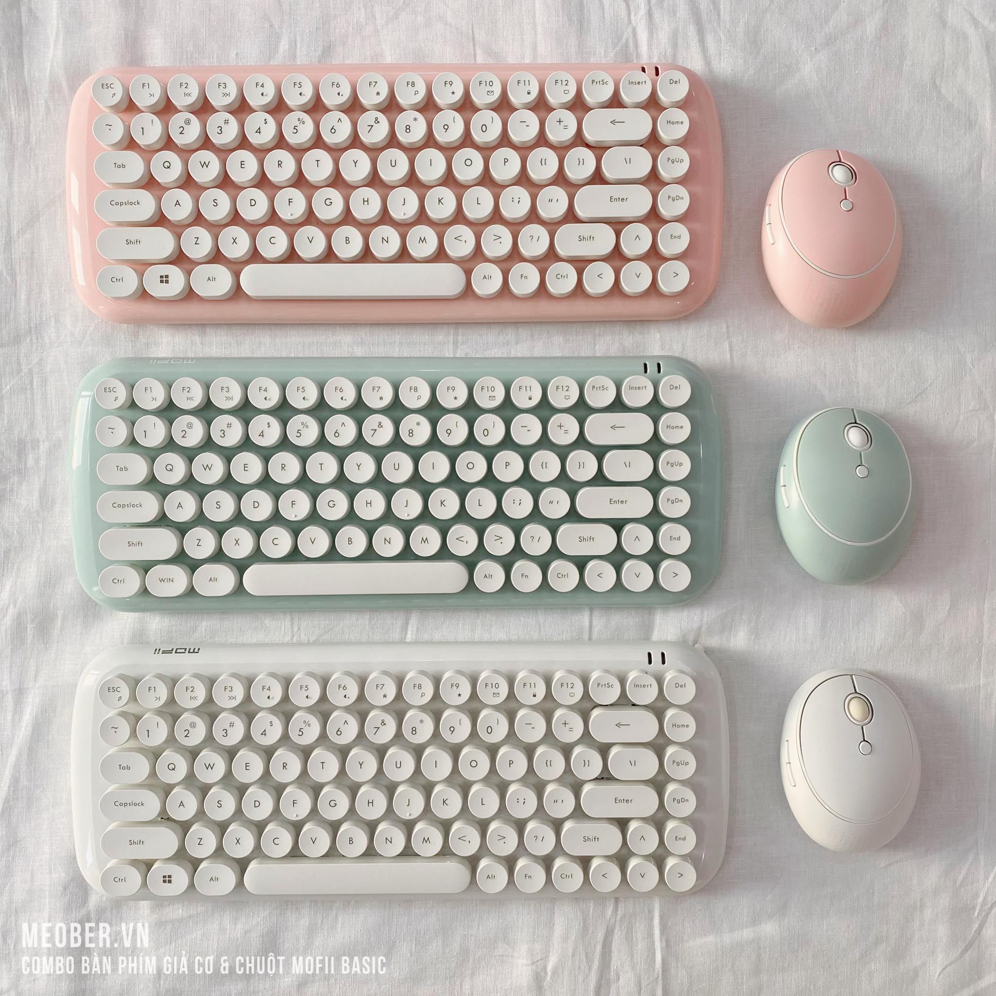  Bộ bàn phím giả cơ & chuột MOFII Candy Basic 