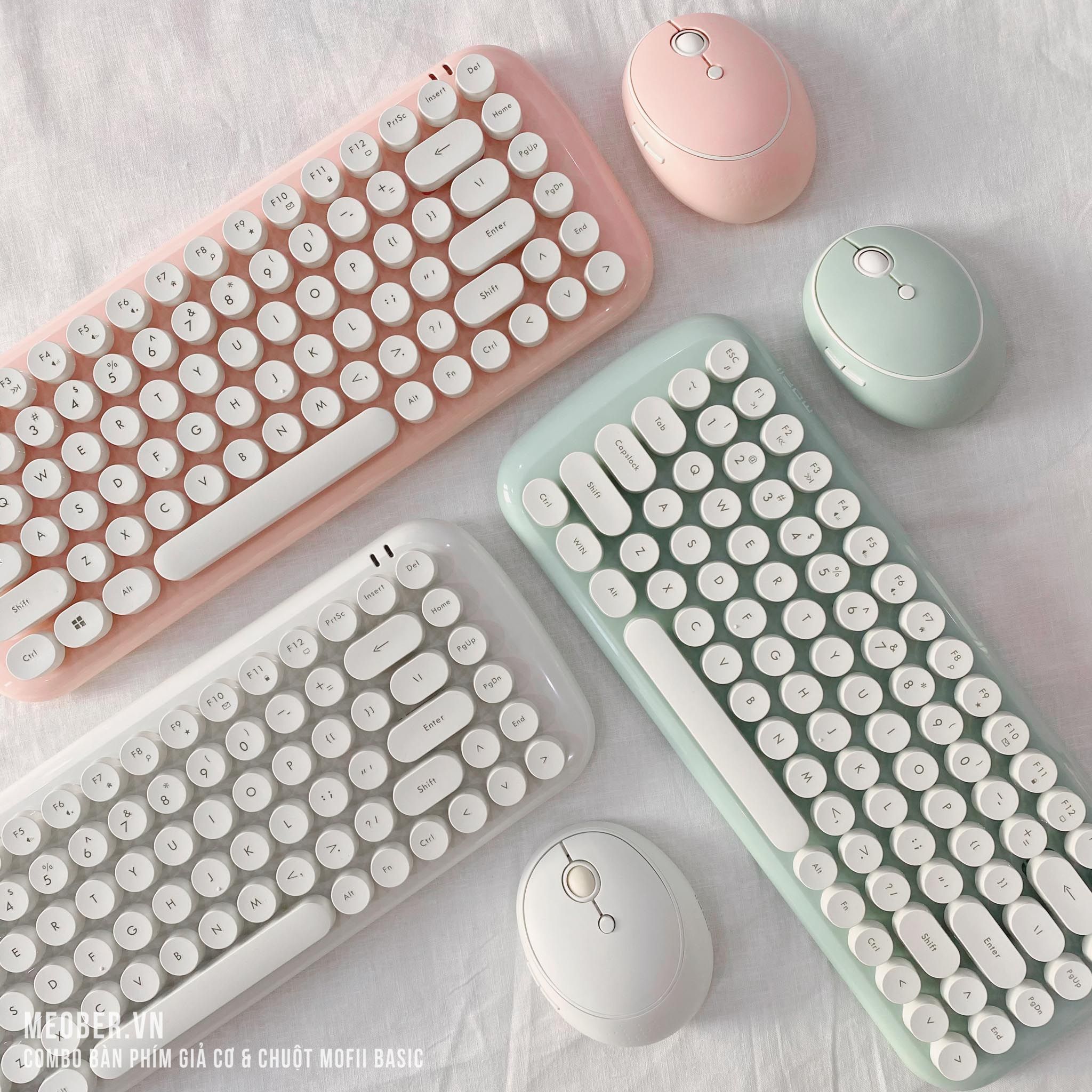  Bộ bàn phím giả cơ & chuột MOFII Candy Basic 